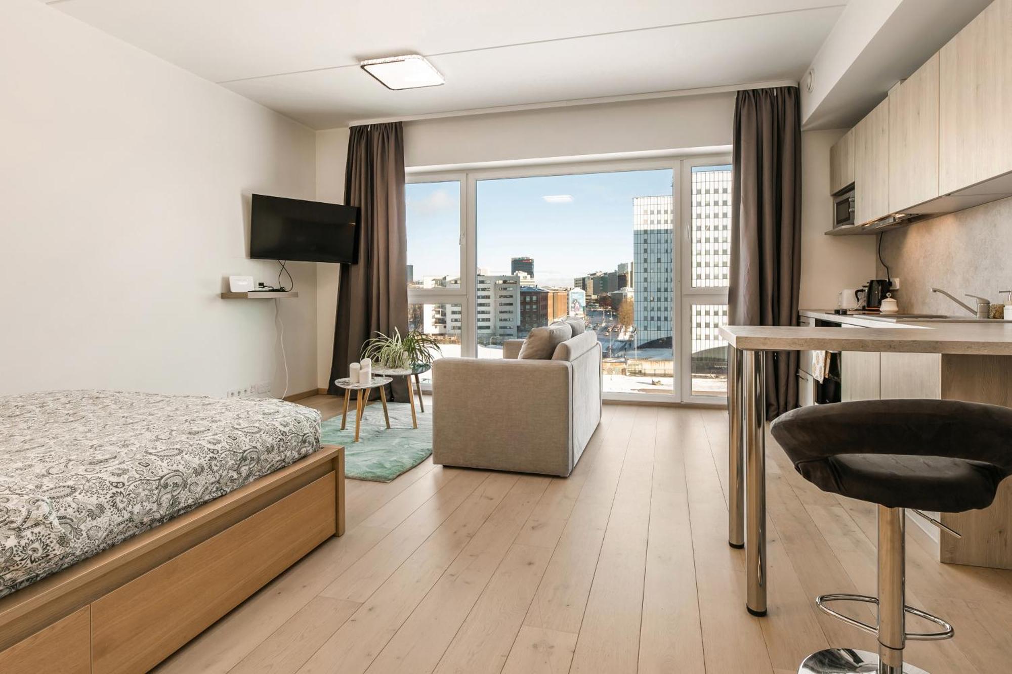 Modern Apartment With Great View 塔林 外观 照片